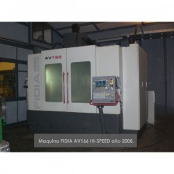 FIDIA AV166 HI-SPEED 3 ardatz + indexatzailea (4. ardatza) 2008 - Zentro mekanizazio bertikalak