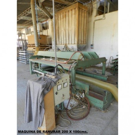 Máquina de ranurar de 200 x 100 cm