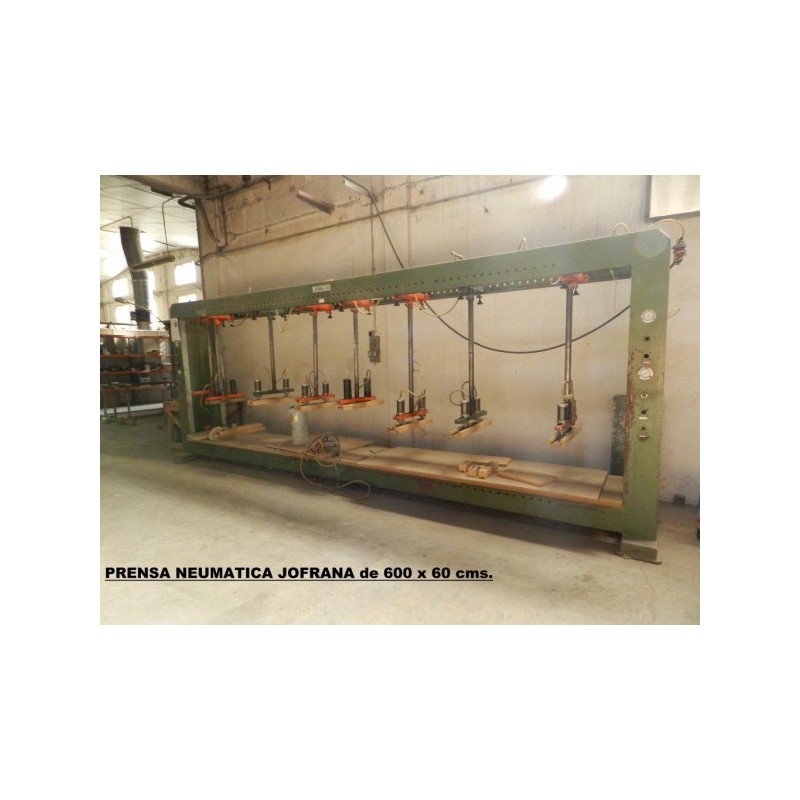 Press JOFRANA of 600 x 60 CMS NEUMATICA