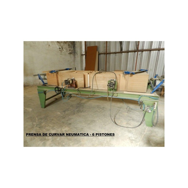 Press bending pneumatic with 6 Pistons