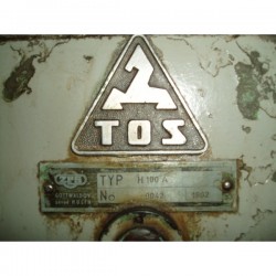 TOS H100A Horizontal Boring Machine - Boring machines