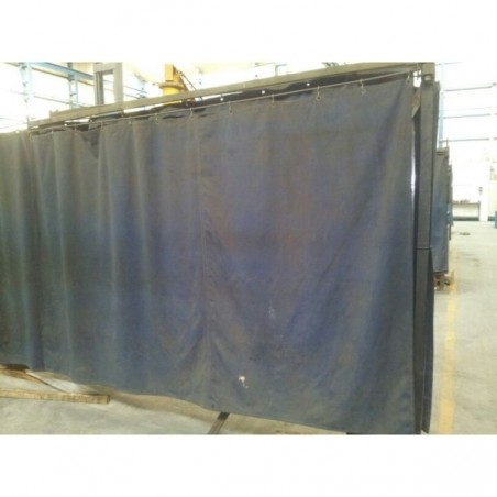 Rideaux ignifuges soudure
