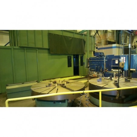 Tornio verticale CNC a torretta con 3 piastre DORRIES VCE 180