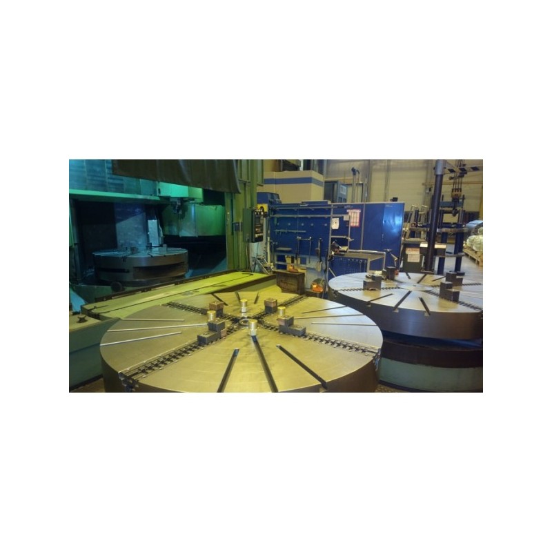 CNC Vertical Turret Lathe with 3 plates DORRIES VCE 180