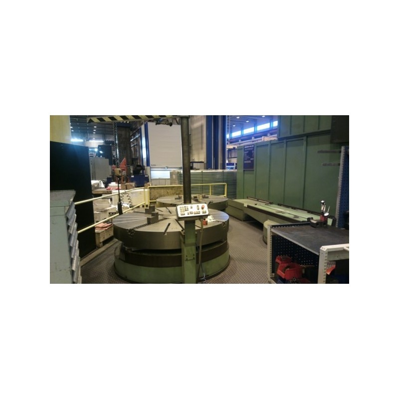 CNC Vertical Turret Lathe with 3 plates DORRIES VCE 180