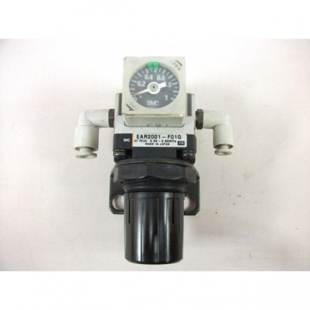 Regulador d'aire amb manòmetre integrat SMC EAR2001 - F01G