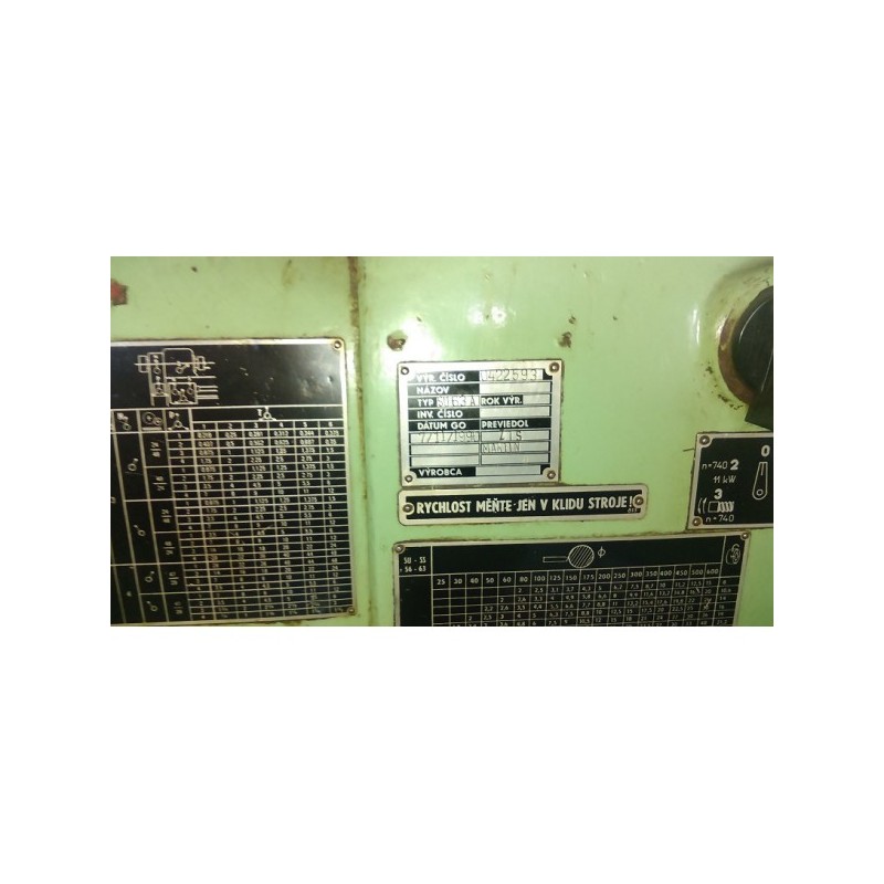 TOS SU 63A/1000/GO 1990