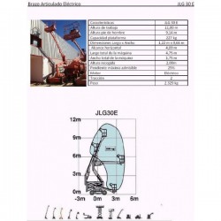 JLG BRAÇ ARTIC ELÈCTRIC, 30 E, 11.5 M. JLG - Plataformes