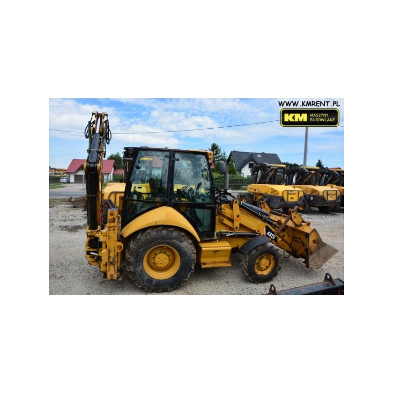 retro excavadora Caterpillar 432E 2008