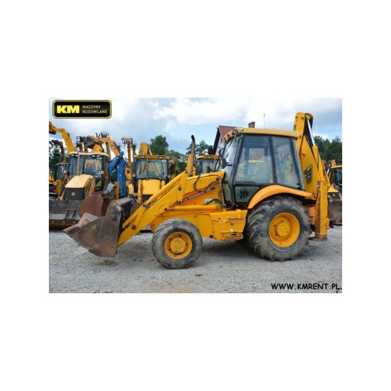 retro excavadora JCB 3CX 2000