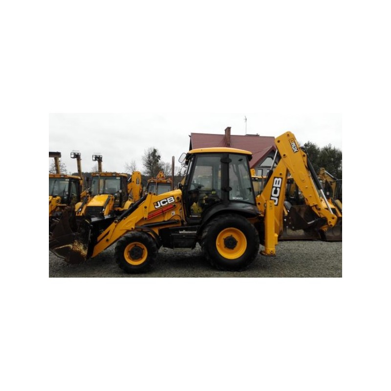 retro excavadora JCB 3CX 2012