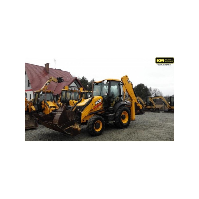 retro excavadora JCB 3CX 2012