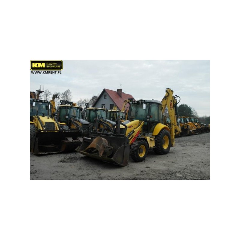 retro excavadora New Holland LB110 2010
