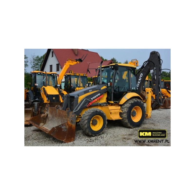 retro excavadora Volvo BL71 2009