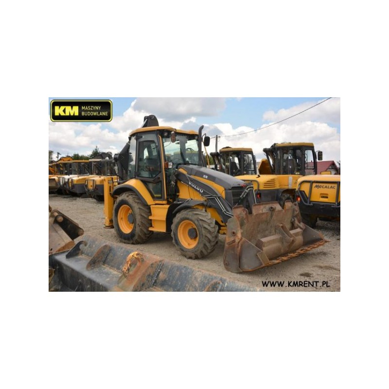 retro excavadora Volvo BL71 2012