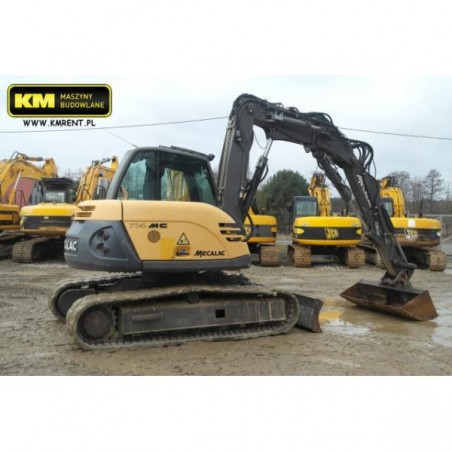 excavadora d'eruga Mecalac 714MC 2008