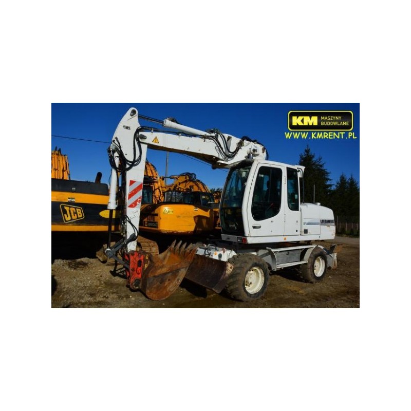 excavadora de ruedas Liebherr A316 2004