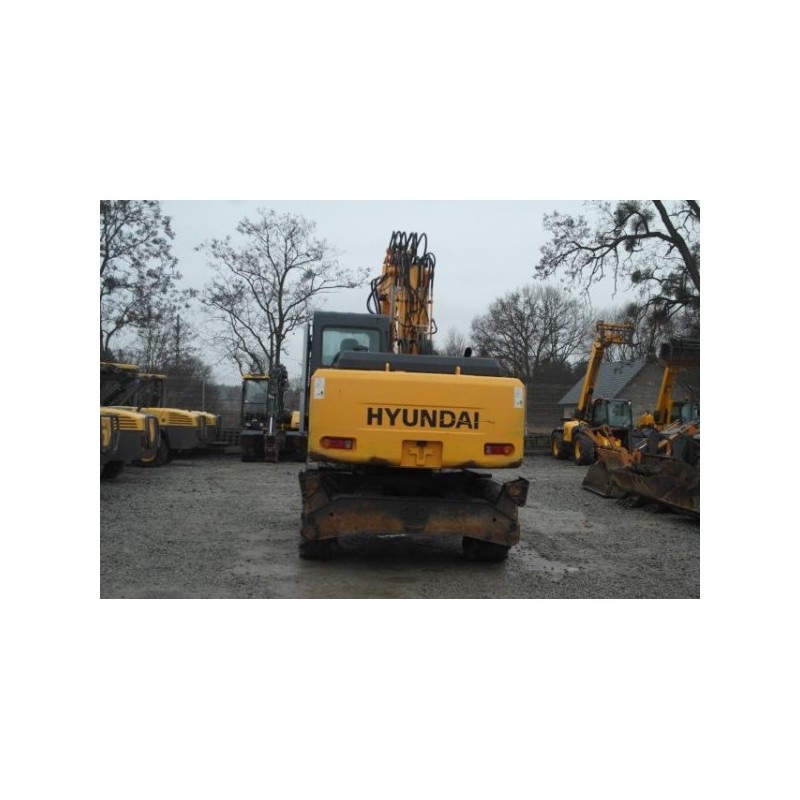 excavadora de ruedas Hyundai Robex 140W-7A 2008