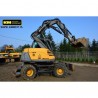 excavadora de ruedas Mecalac 714 MW 2005