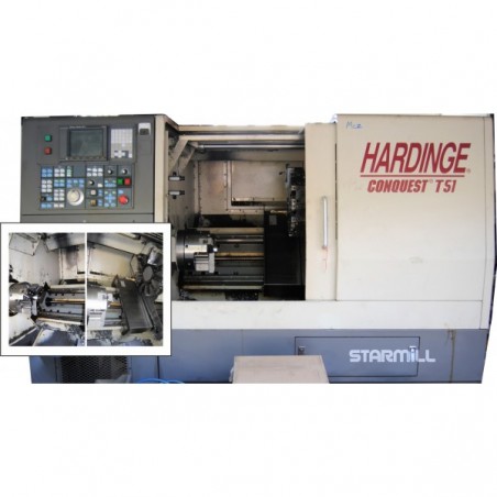 CNC LATHE - HARDINGE - CONQUEST T51