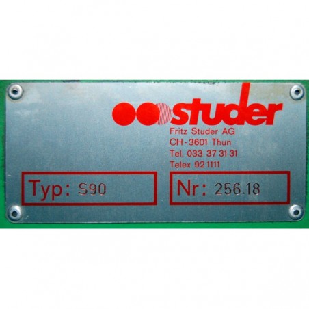 STUDER S90 GRINDING MACHINE