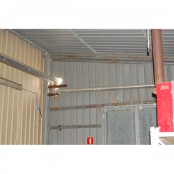 GREASED SHEET METAL SHED - Construction tooling