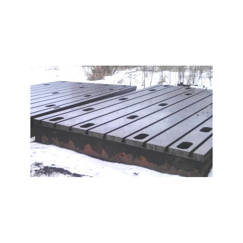 Bed plate cast iron 2750 x 5000 mm