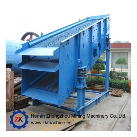 Vibrating screen for screening mining grains