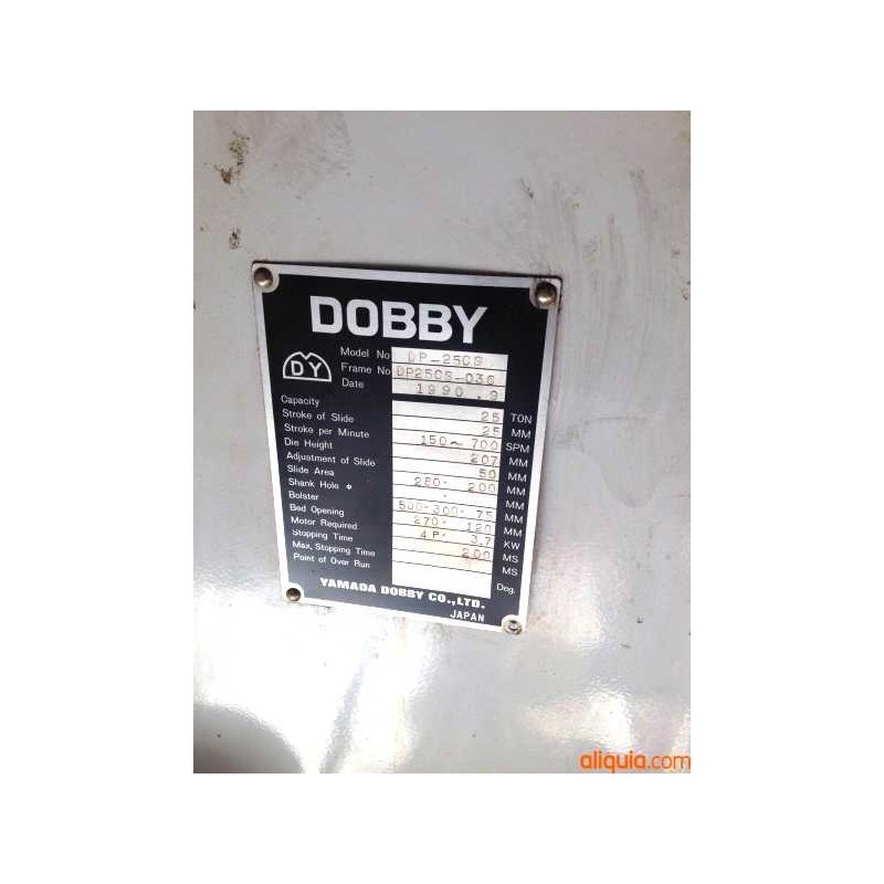 Punzonadora Prensa Picada Dobby · De ocasión | ZonaCNC