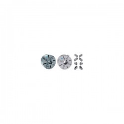 Mandrins autocentrants à 4 mors indépendants réversibles - Accessoires pour machines métalliques