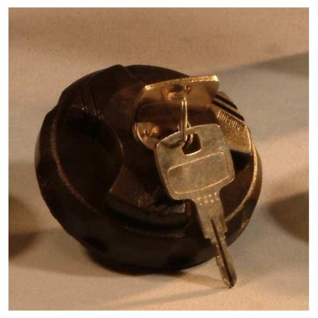 Threaded cap with 60x2 key