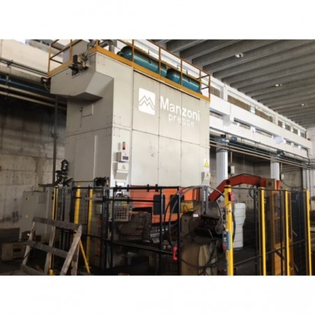 Presse Manzoni 630 tonnes avec plateau extractible