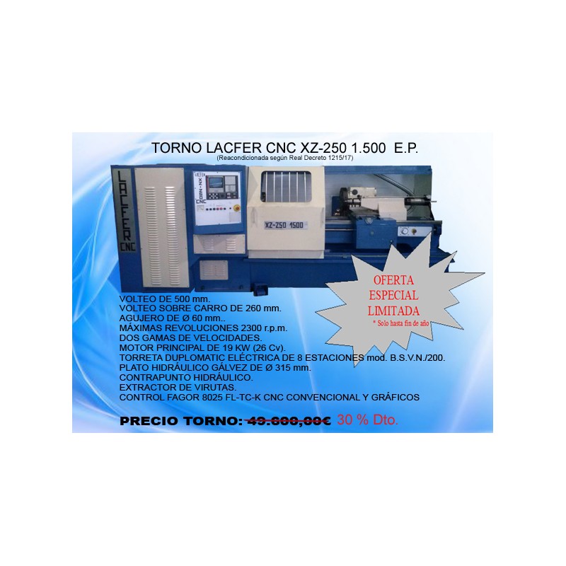 CNC XZ250 1.500 E.P. 