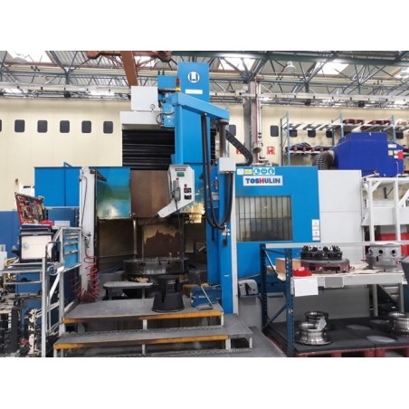 Torno vertical CNC con eje C TOSHULIN