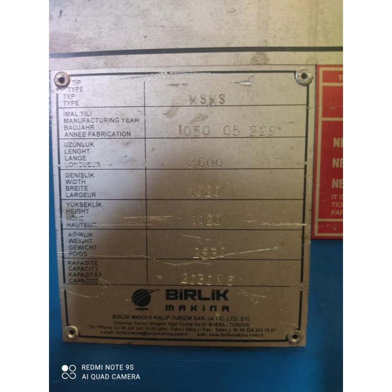 CILINDRO BIRLIL MSMS 2 MTS.x6 MM 